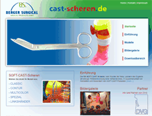 Tablet Screenshot of cast-scheren.de